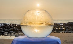 'Biosphere' - still life photography - water - vase - sunset