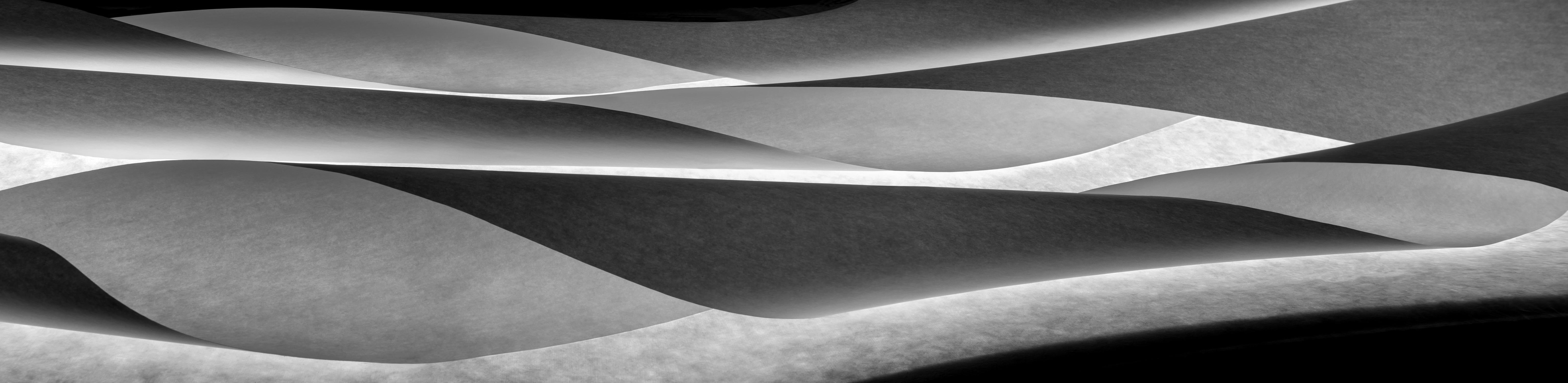John Dean Black and White Photograph - 'Undercurrents (1/30/22)' - abstract photography - black and white photograph