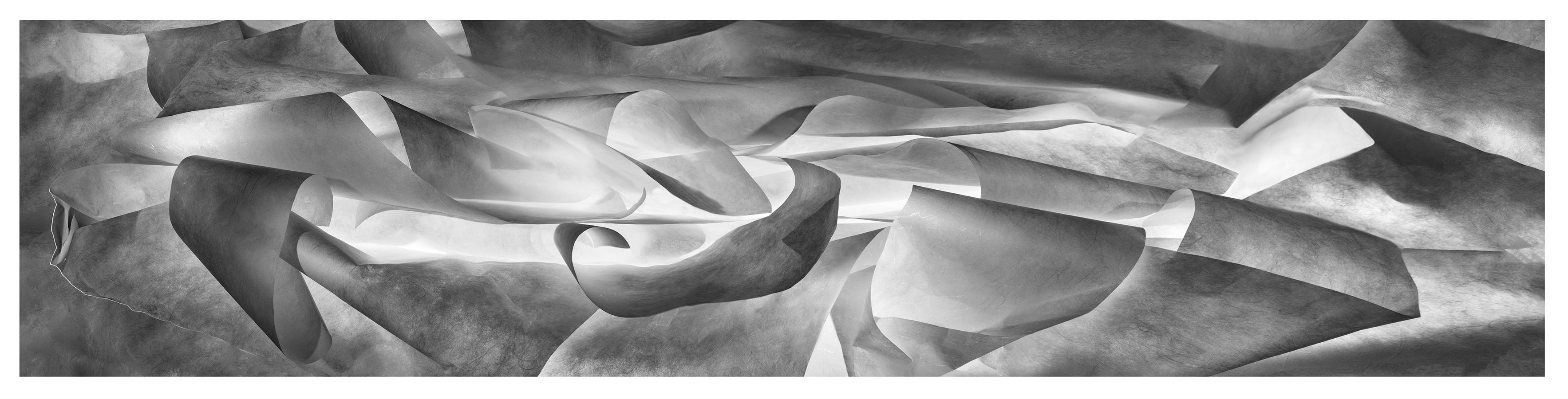 John Dean Abstract Photograph - 'Undercurrents (11/14/2021)' - abstract photography - black and white photograph