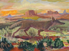 Coyote in Monument Valley