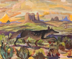 Coyote in Monument Valley