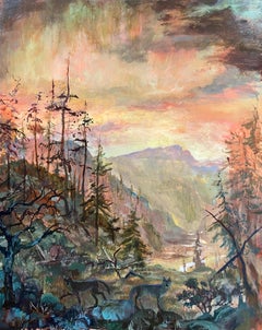 Coyotes at Sunrise