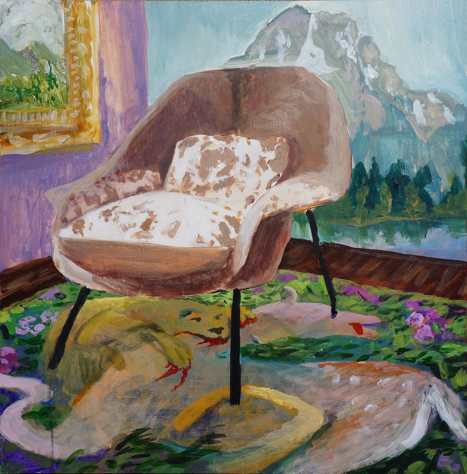 John Defeo Interior Painting - Jackson Lake Sitting Room