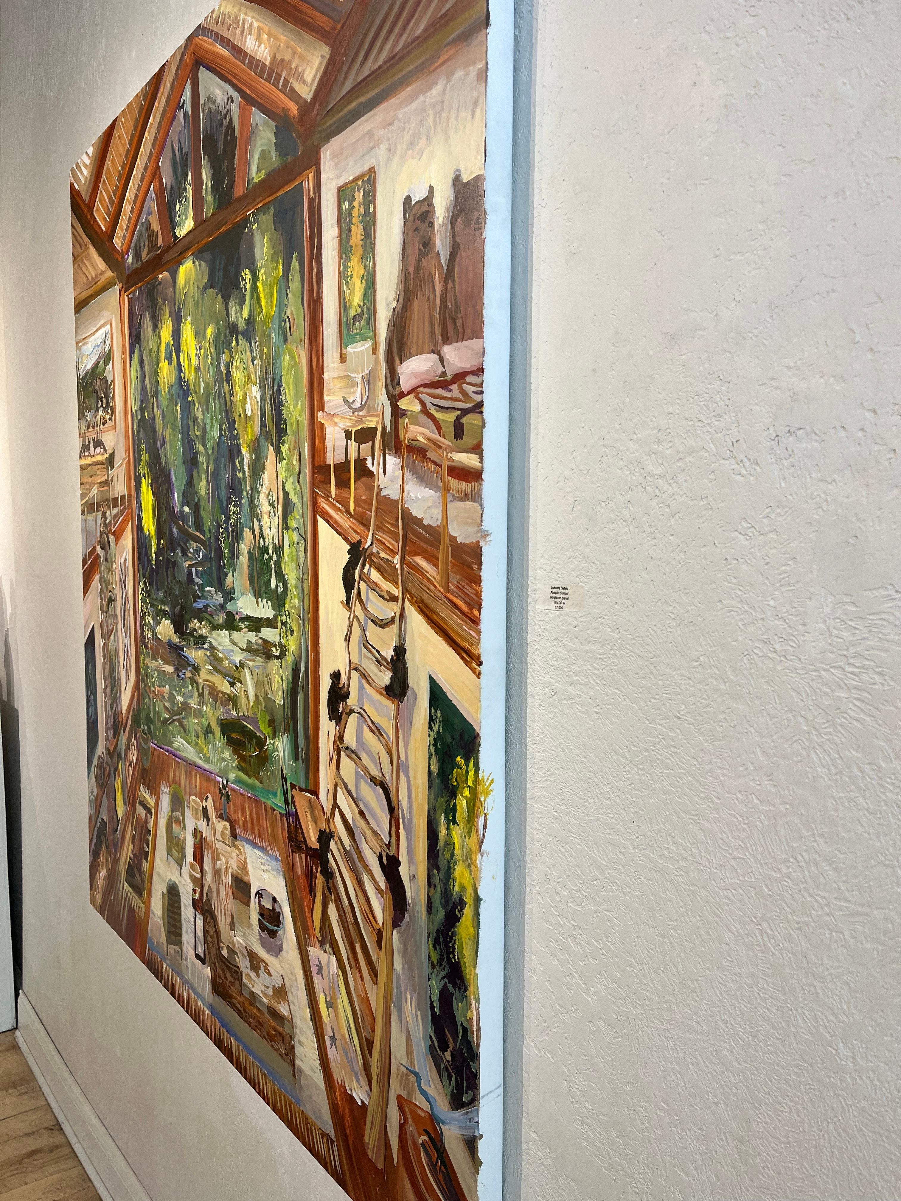Albergue del Valle de Lamar - Painting de John Defeo