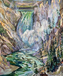 Lower Yellowstone Falls von Red Rock Point