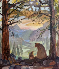 Study for The Scene from the Lion King only with Bears instead of Lions