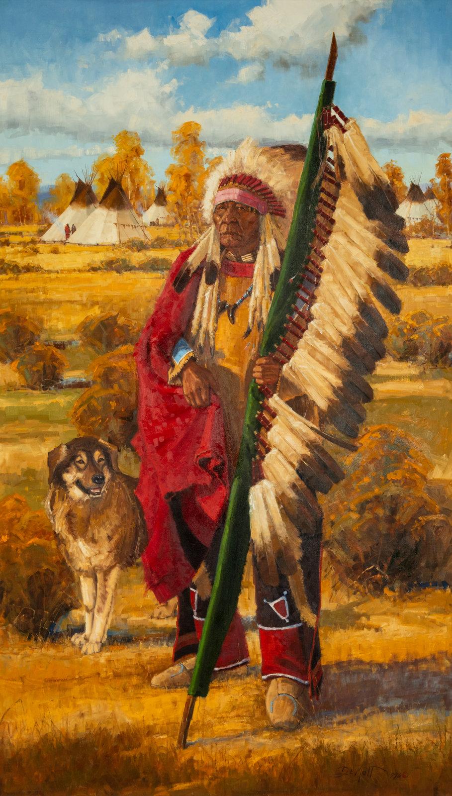 A Time Not Forgotten - Realist Painting by John DeMott