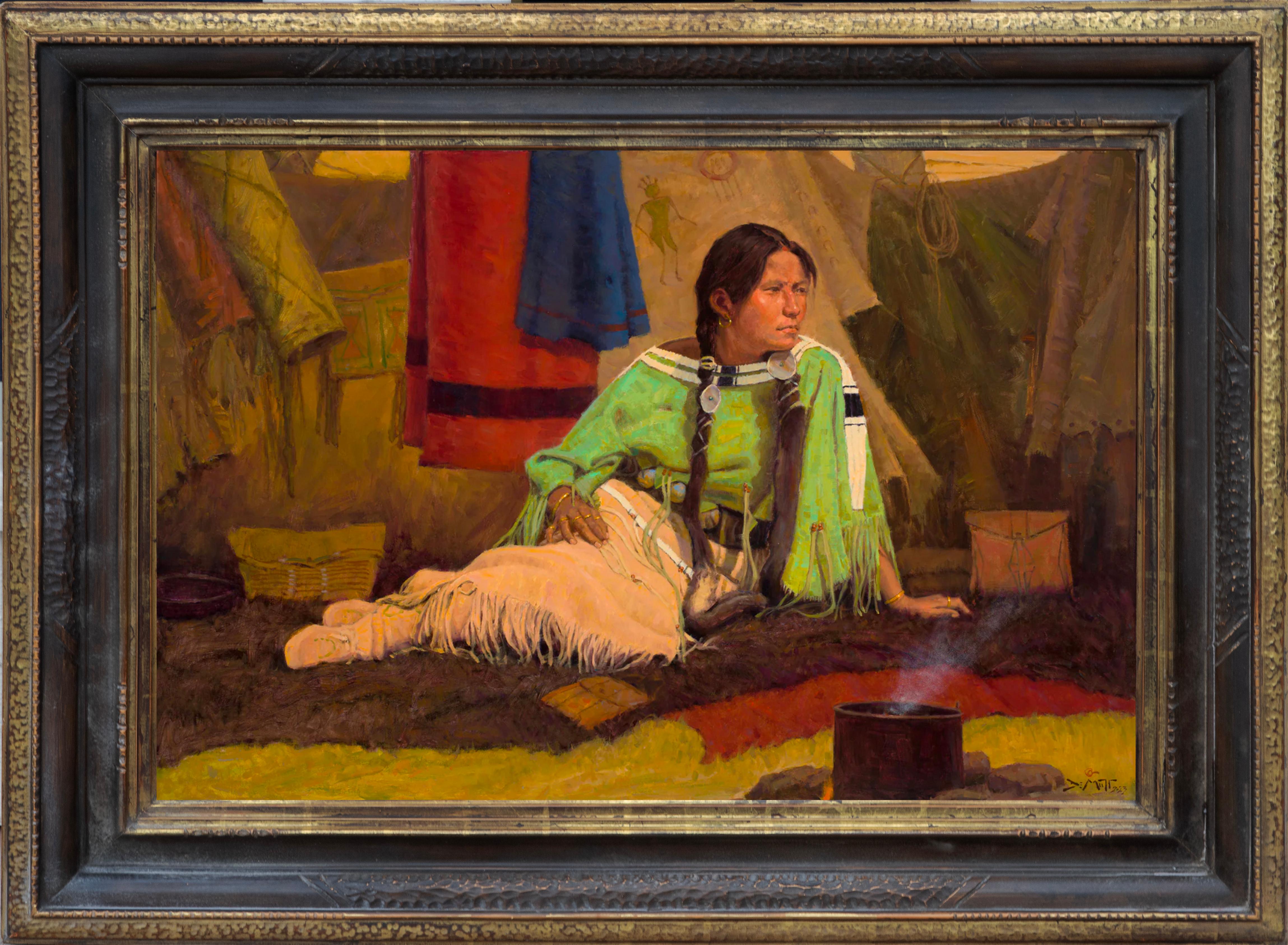 Lady of the House - Painting by John DeMott