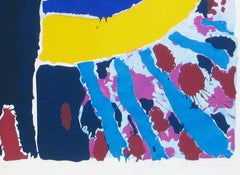 "Target Man" Yellow, Blue, and Black, Silkscreen, 1975