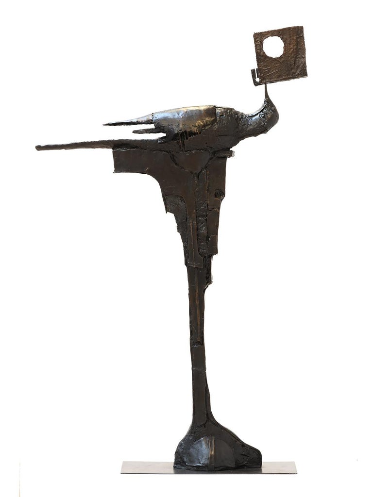 John Denning Still-Life Sculpture - Philosopher bronze sculpture