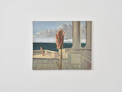 "The Hand", Surrealist John Devoluy (1903-1982) Oil on canvas