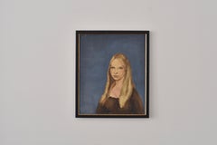 "Woman portrait", Surrealist John Devoluy (1903-1982) Oil on canvas