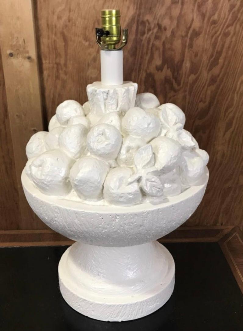 Lámpara de frutas en forma de cuenco estilo John Dickenson, de Casual Lamps, 1994 en venta 4