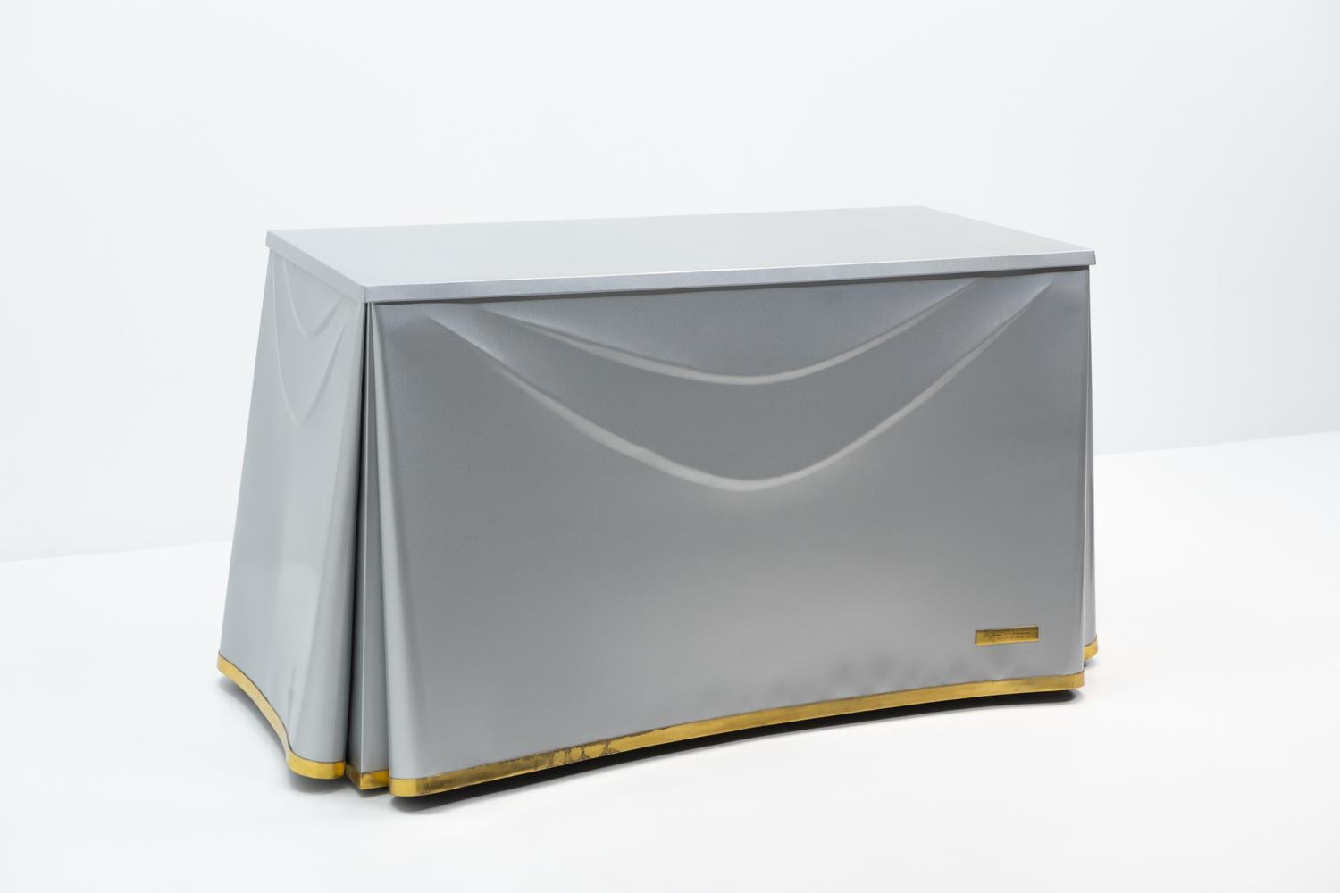 Table drapée