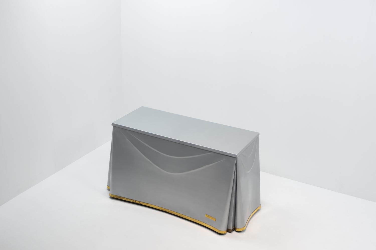 Table drapée