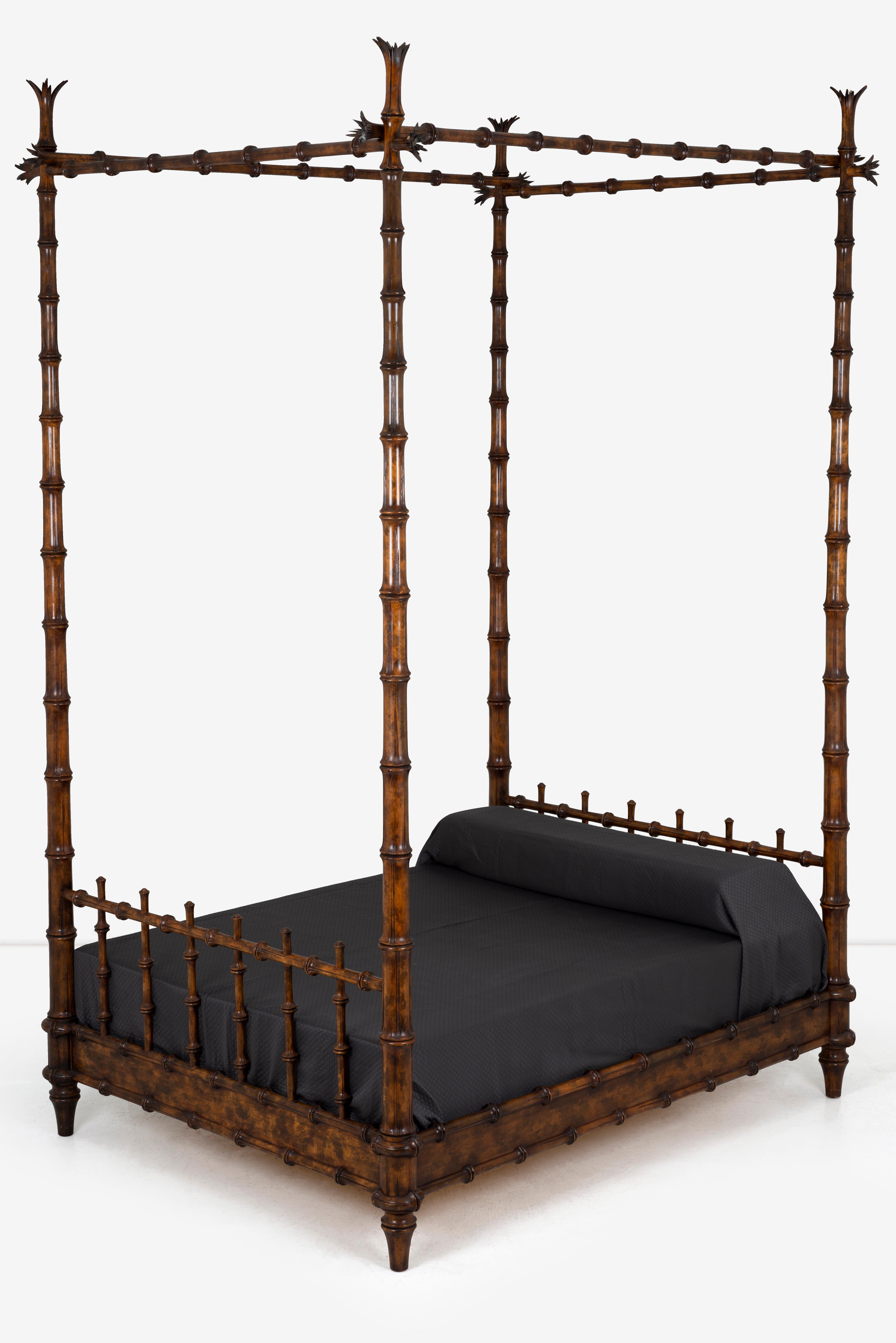John Dickinson King Size-Bett mit vier Pfosten aus dem Kaminsims im Angebot 9