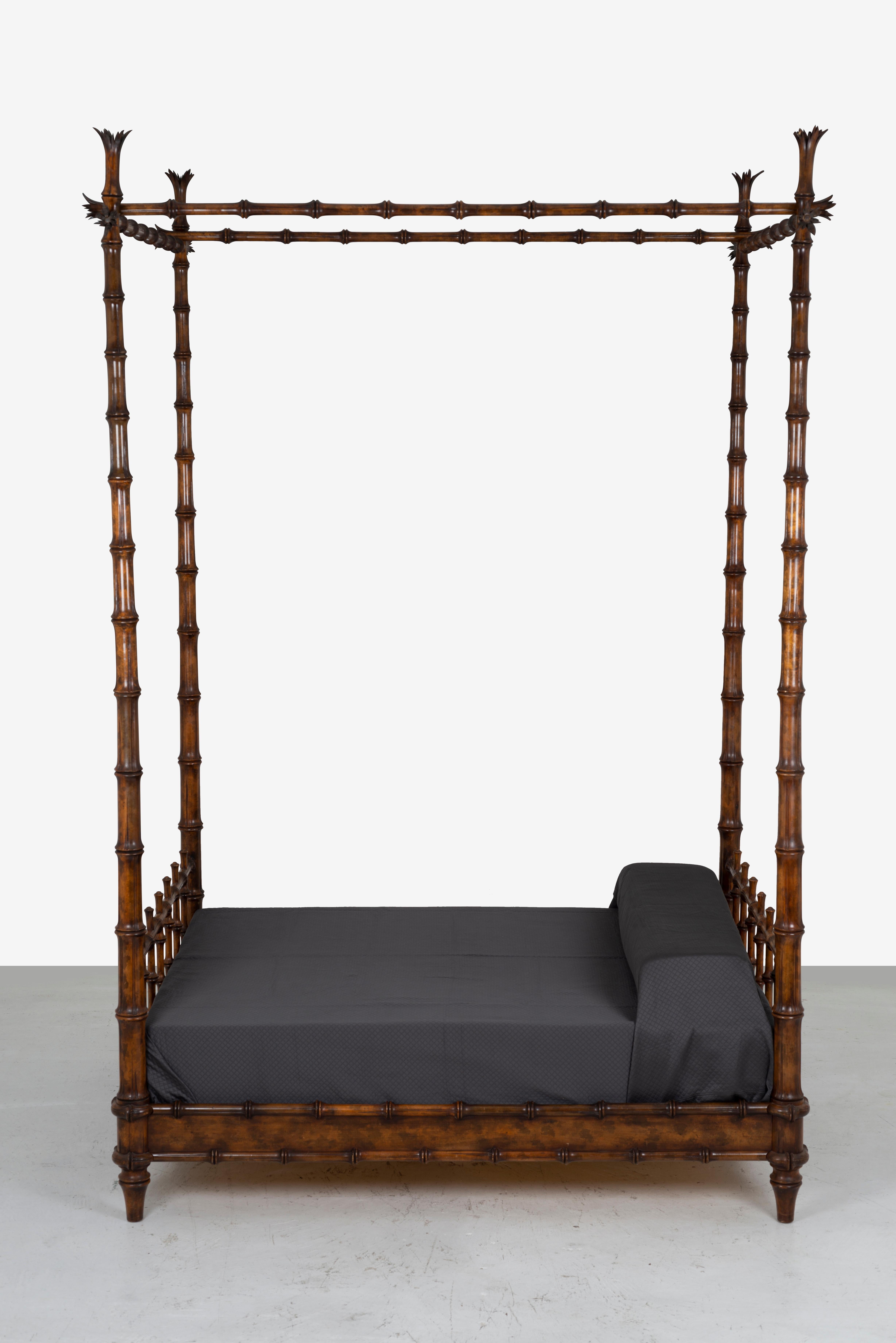 John Dickinson King Size-Bett mit vier Pfosten aus dem Kaminsims (Frühviktorianisch) im Angebot