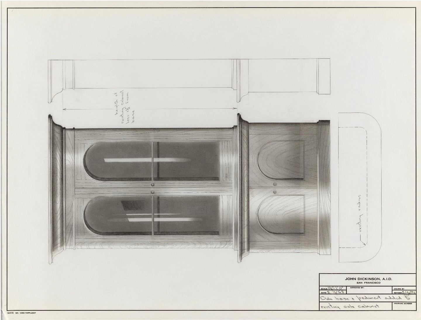Monumentaler Schrank von John Dickinson für das historische Feuerhaus, San Francisco, 1970 im Angebot 11