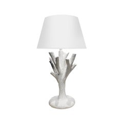 John Dickinson Rare and Important "Twig" Plaster Table Lamp, 1970s