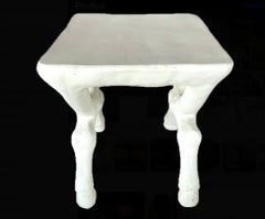 John Dickinson Style Etruscan "X-Leg" Hooved Side Table