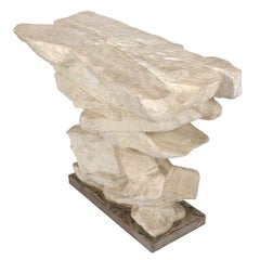 John Dickinson Style Plaster Vintage Console Circa 1960