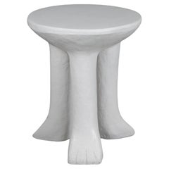 John Dickinson style Tri-Pod Plaster African Side Table