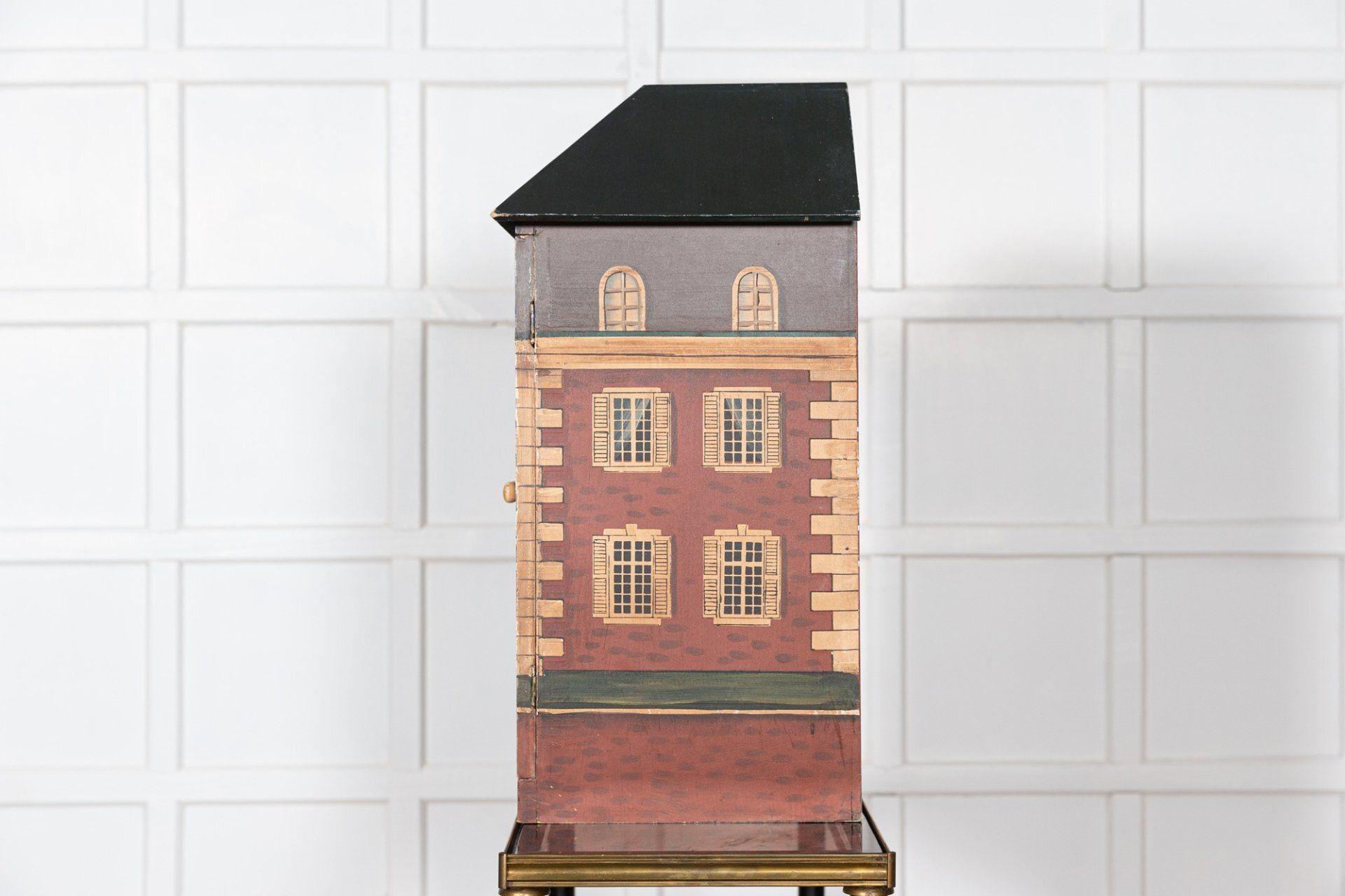 Bois Cabinet de style John Dickinson en trompe l'oeil en vente