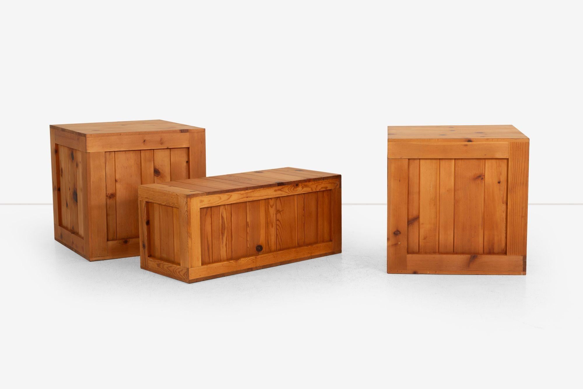 John Dickinson Unique Crate Coffee Table from the Firehouse, San Francisco 1970 im Angebot 2