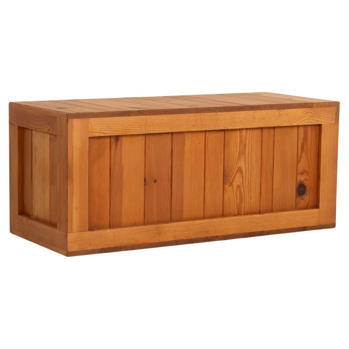 John Dickinson Unique Crate Coffee Table from the Firehouse, San Francisco 1970