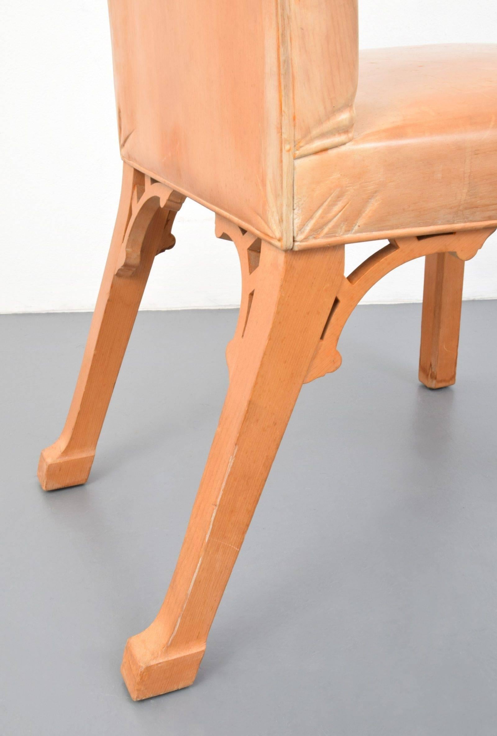 Chaise sculptée à la main de John Dickinson, États-Unis, 1969 en vente 1