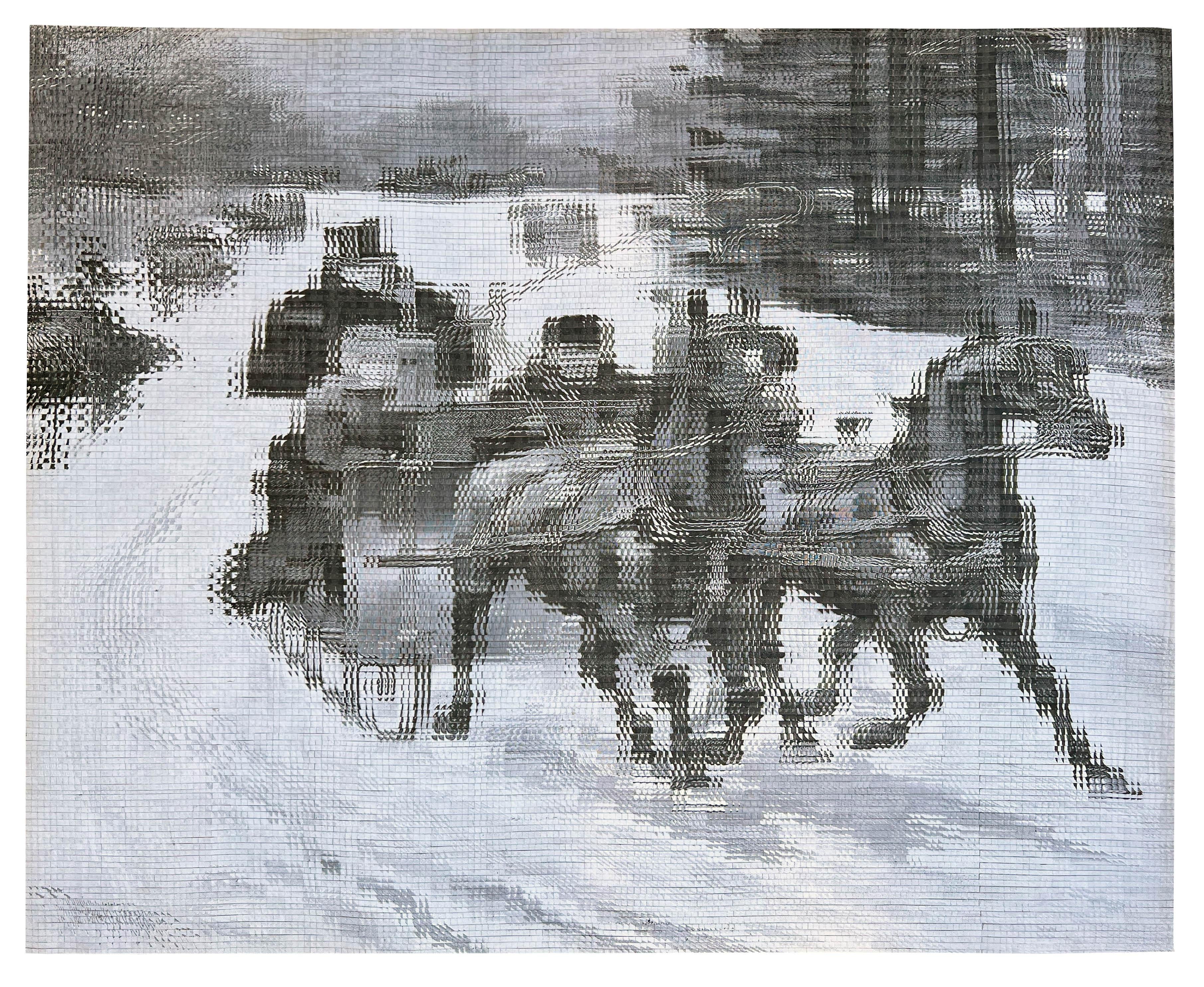 Sleigh - Painting by John Digby
