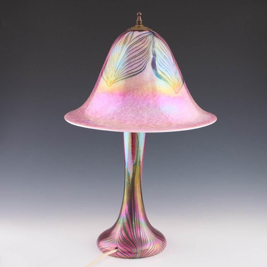 Lámpara de sobremesa de vidrio artístico John Ditchfield Modern en Bueno estado para la venta en Tunbridge Wells, GB