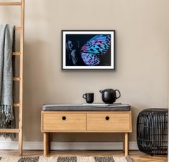 In The Wings Hand Finished Screen Print by John Doe