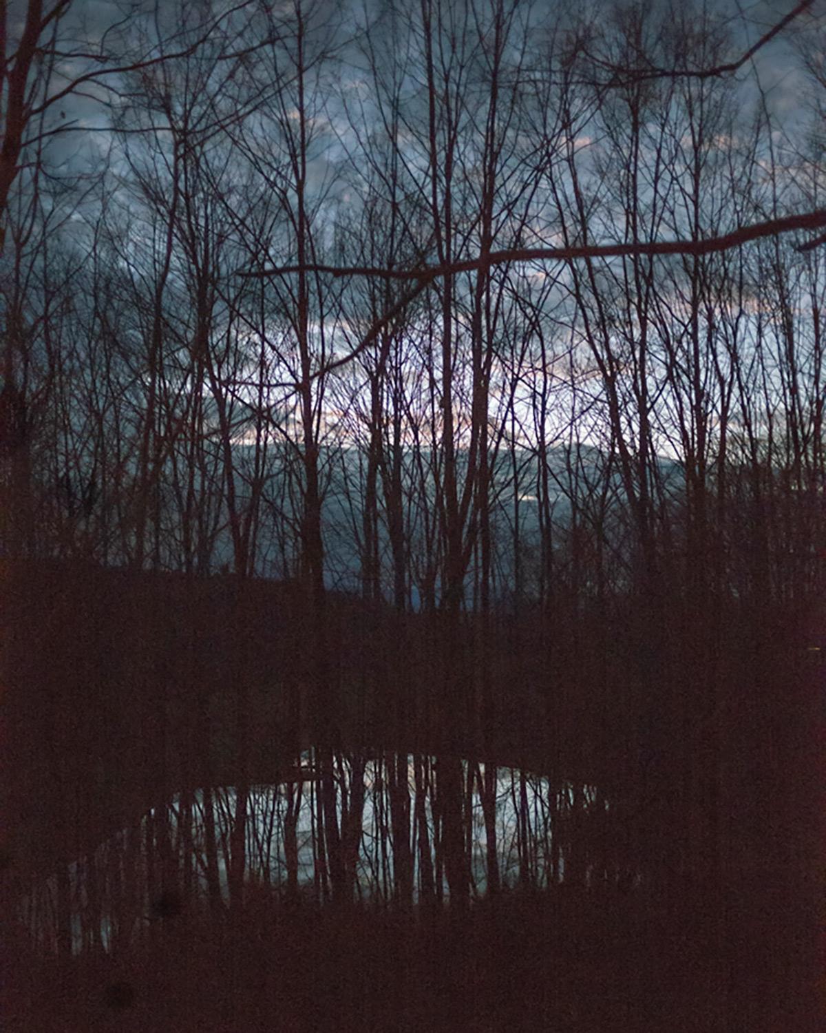 Crépuscule, Chatham, État de New York