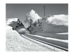 Southern Pacific Engine, Donner Pass, California, 1949