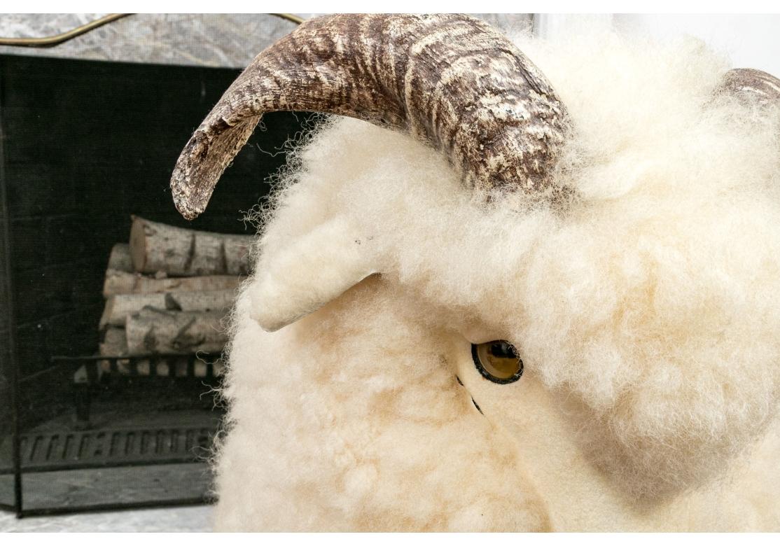 John Donahoe Ram Sculpture/ Bench For Sale 5