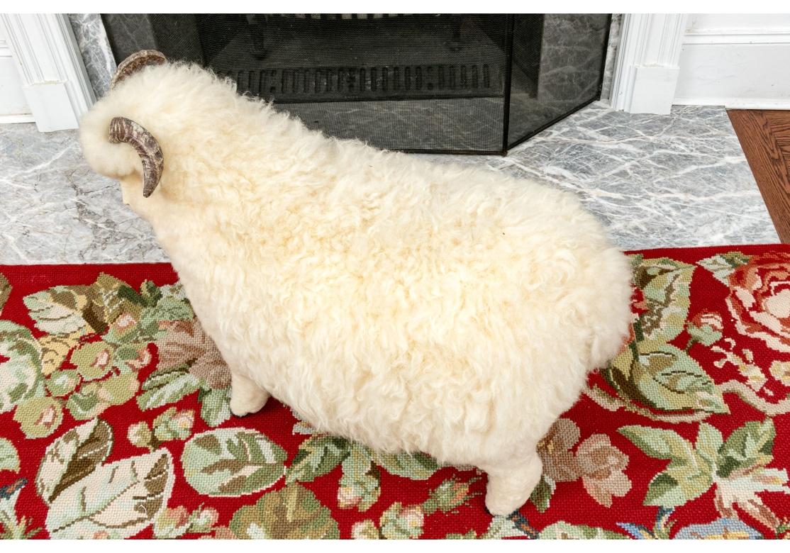 John Donahoe Ram Sculpture/ Bench For Sale 12