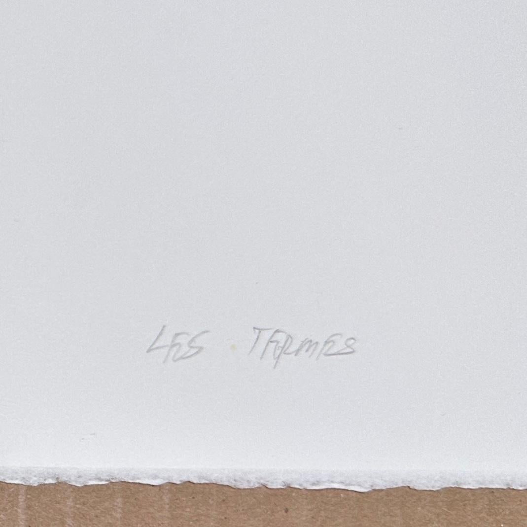 Abstrakte, minimalistische Lithographie in limitierter Auflage; Musik, Tanz inspiriert, detailliert im Angebot 4