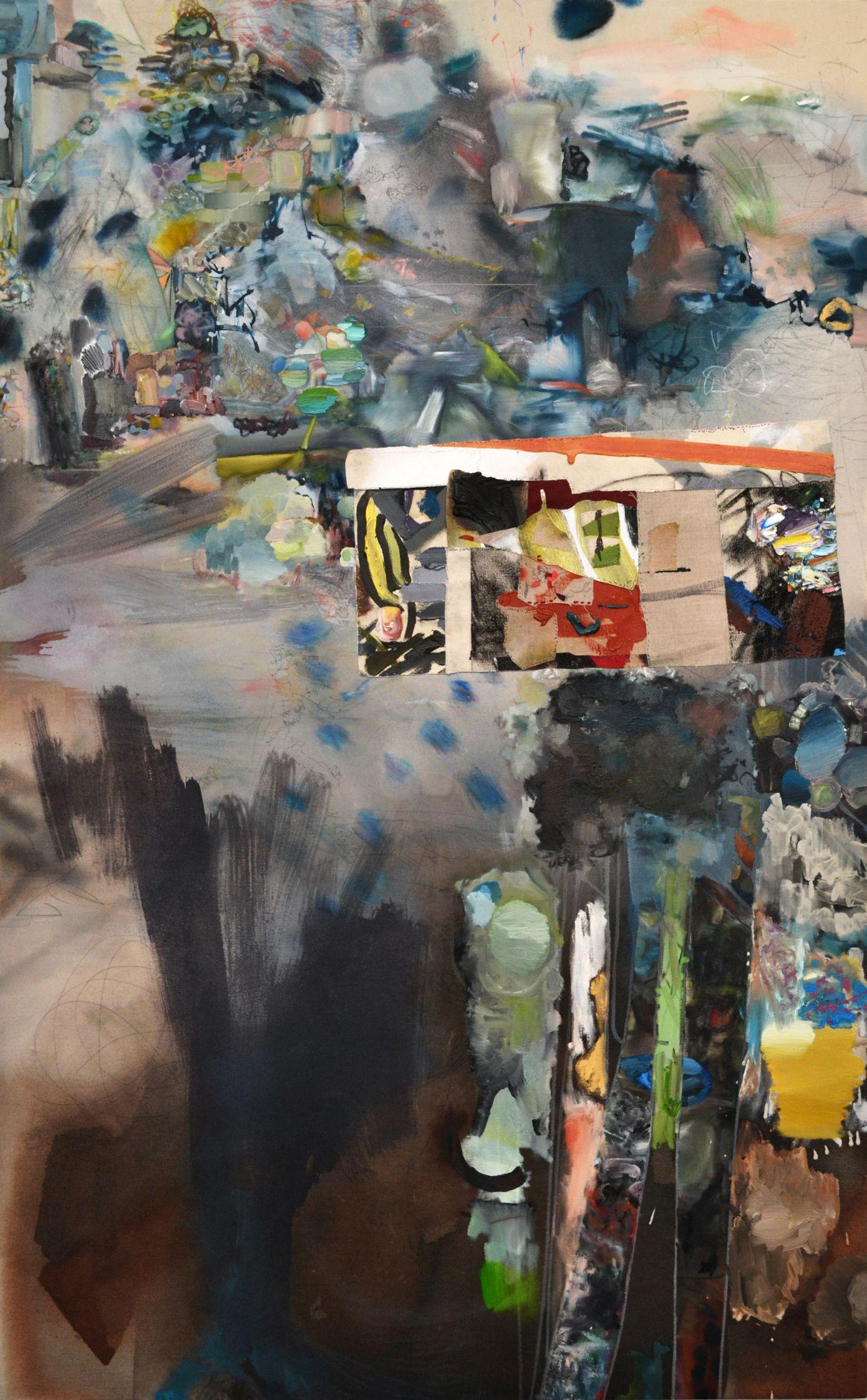 Gekürzt, Gemälde, Öl auf Leinwand – Painting von John Dowling