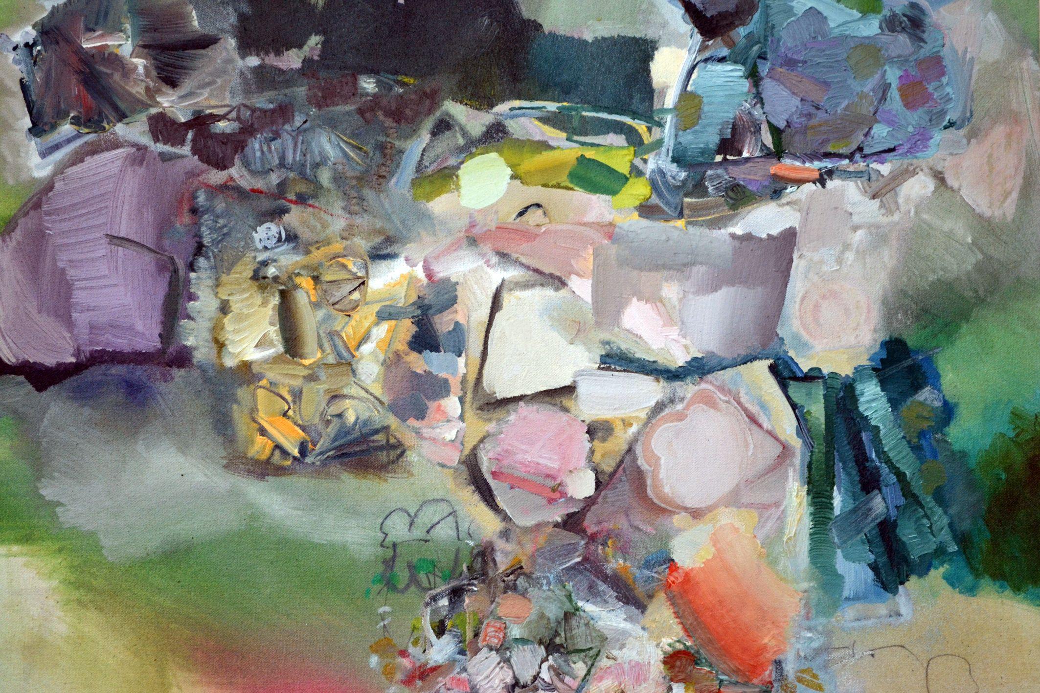 Deeper Into The Sticks, Gemälde, Öl auf Leinwand (Zeitgenössisch), Painting, von John Dowling