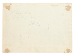 Honi Soit Qui Mal y Pense - Original Lithograph by John Doyle - 1820's.