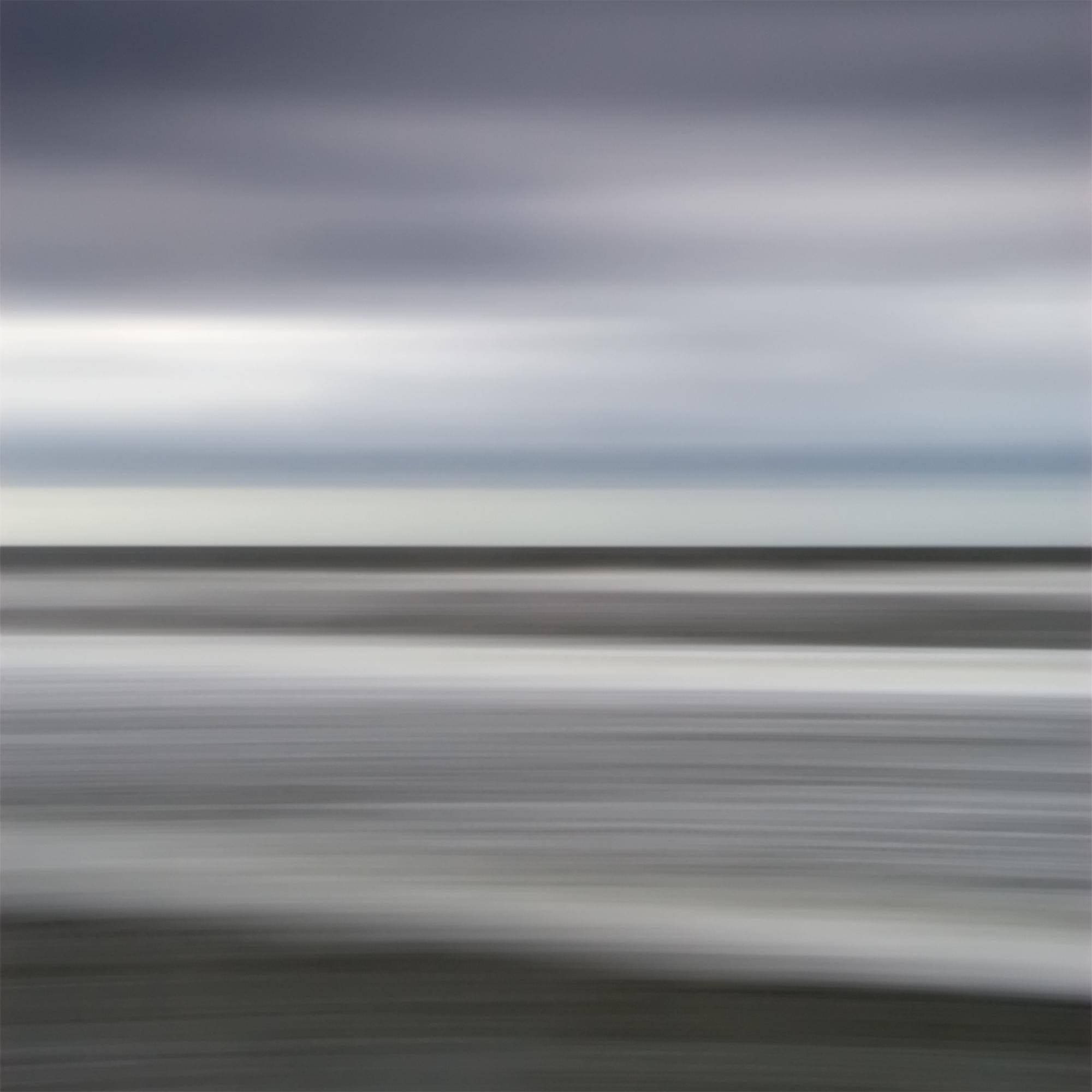 John Duckworth Color Photograph - Folly Beach 26627, Landscape Abstract Photography, Mounted in Plexi 