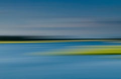 Long Island Creek Diptych, Landscape Abstract Photography, Mounted in Plexi