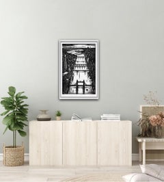 John Duffin, Thames Bridge - Looking West, London Art, Cityscape Art, River Art