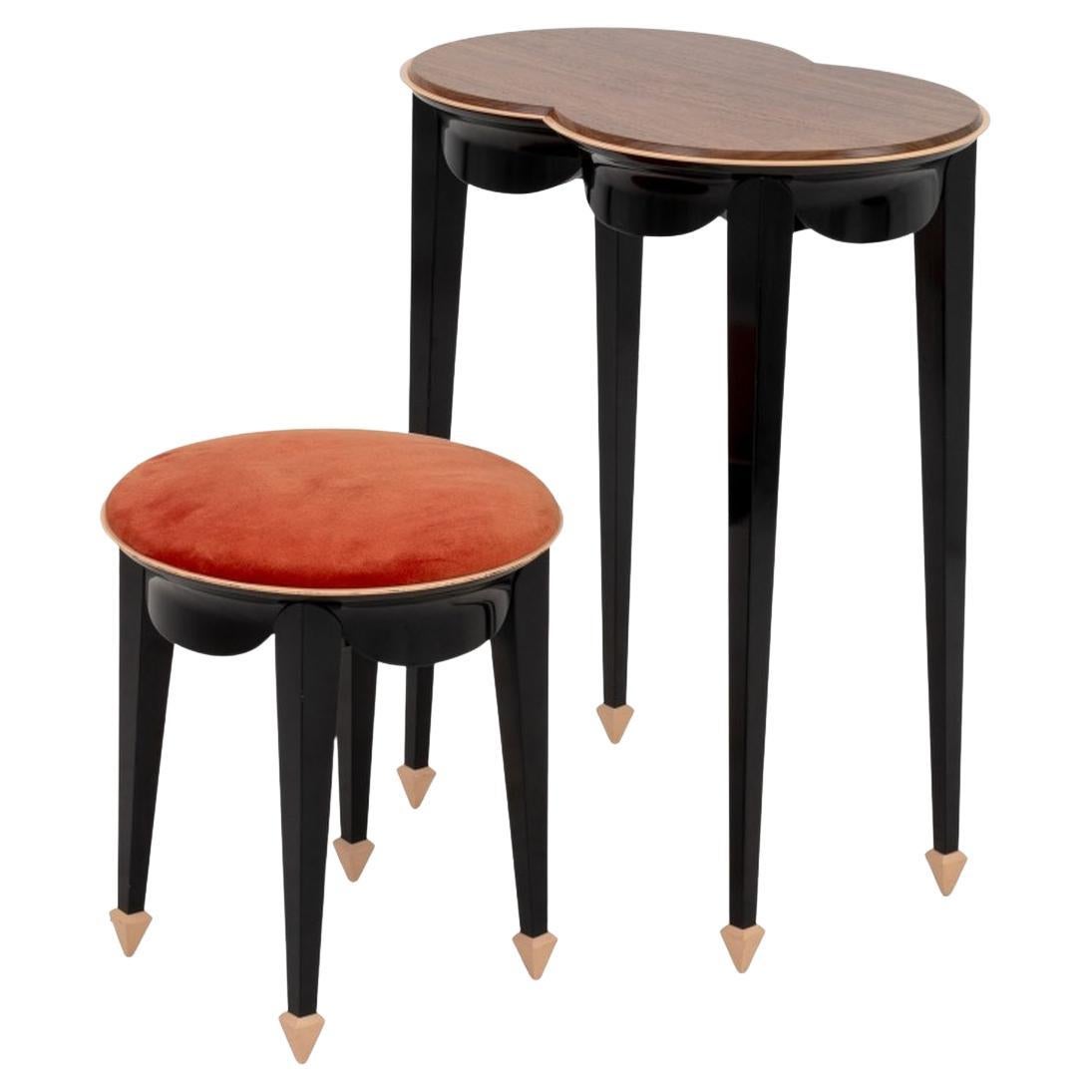 John Dunnigan "Versailles" Dressing Table & Stool