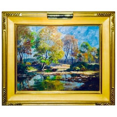 John E Berninger "Fall Along The Little Lehigh", 1940