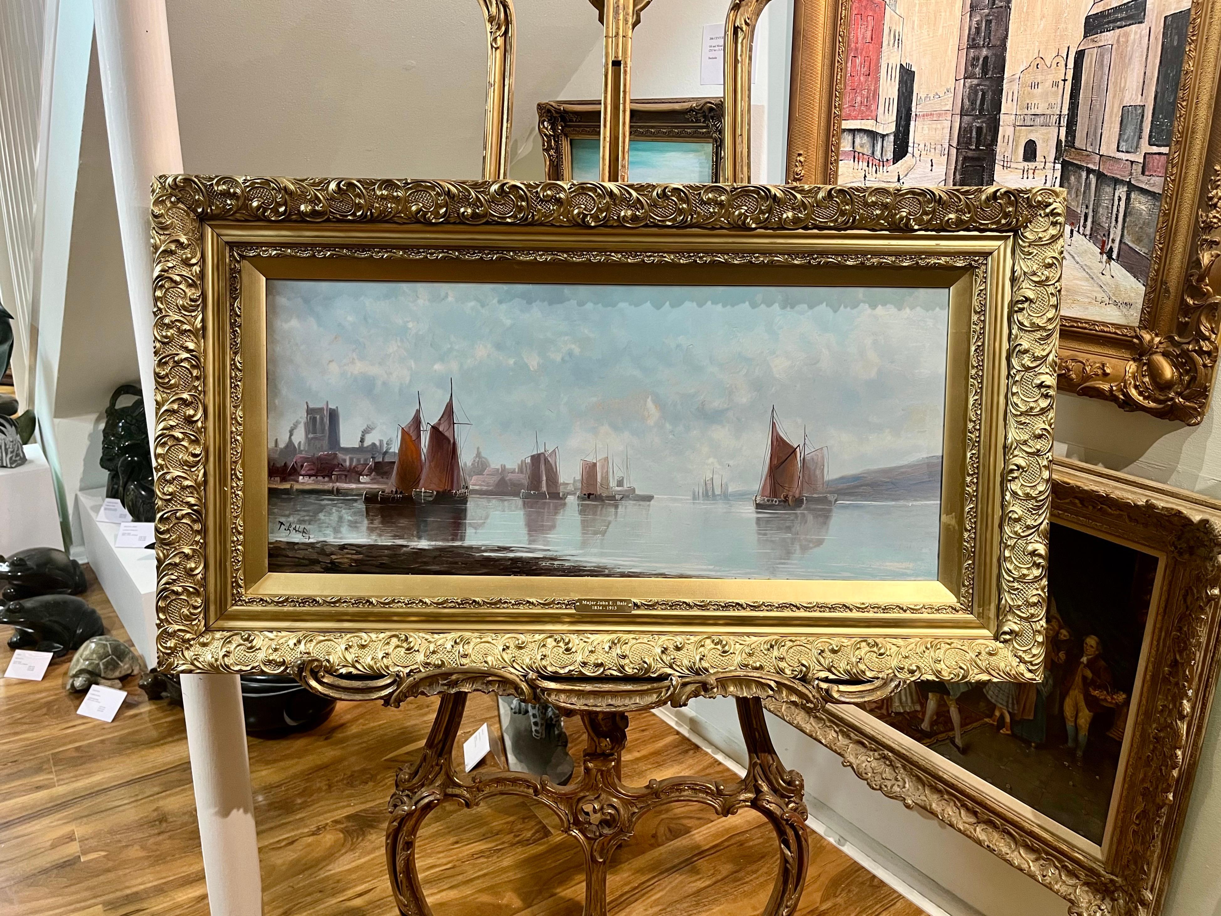 ÉNORME PEINTURE À L'HUILE DU MAJEUR John E. Bale FINE MASTER 19ème siècle ÉCOLE BRITANNIQUE en vente 8