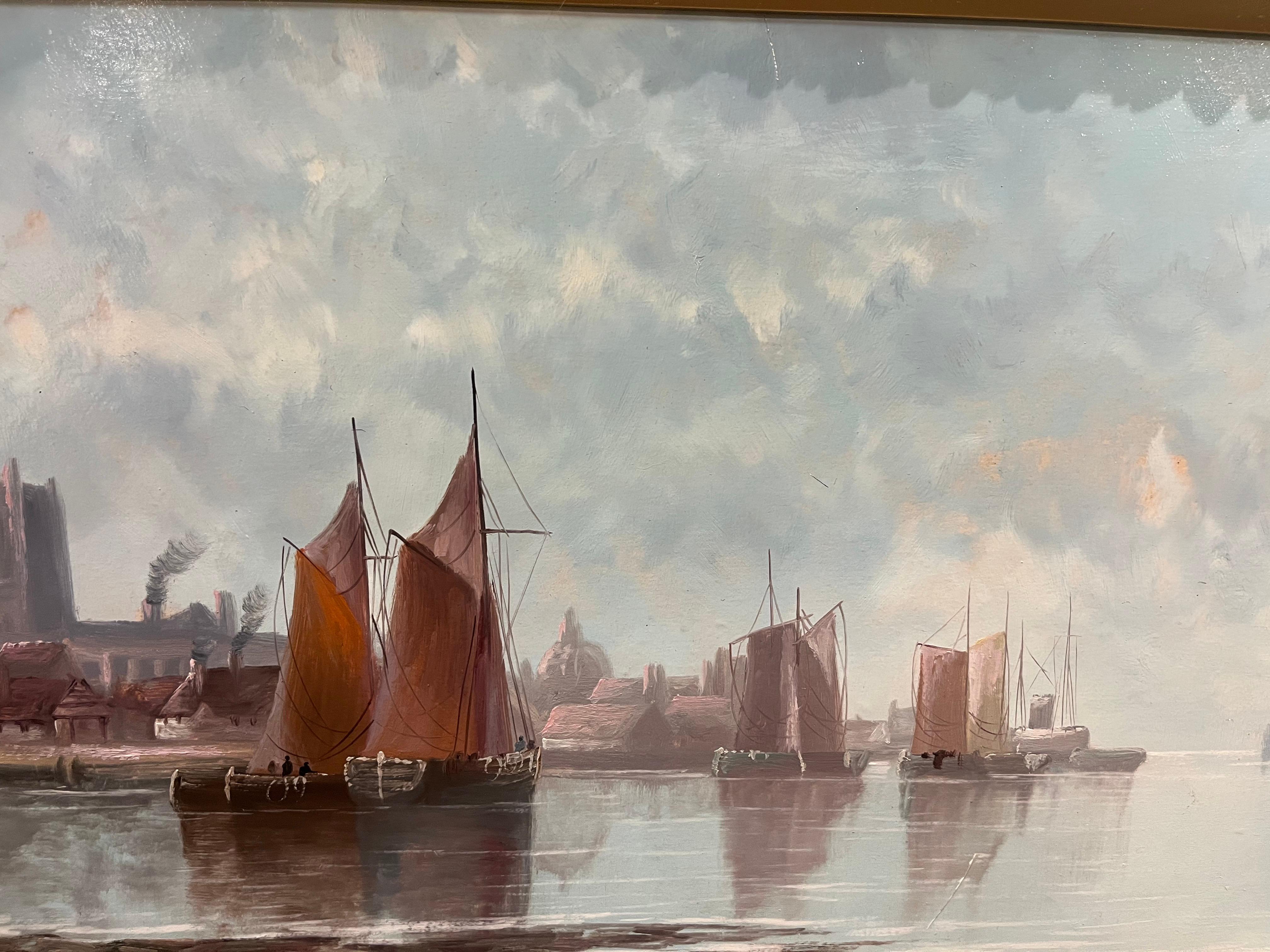 ÉNORME PEINTURE À L'HUILE DU MAJEUR John E. Bale FINE MASTER 19ème siècle ÉCOLE BRITANNIQUE - Réalisme Painting par John Edward Bale