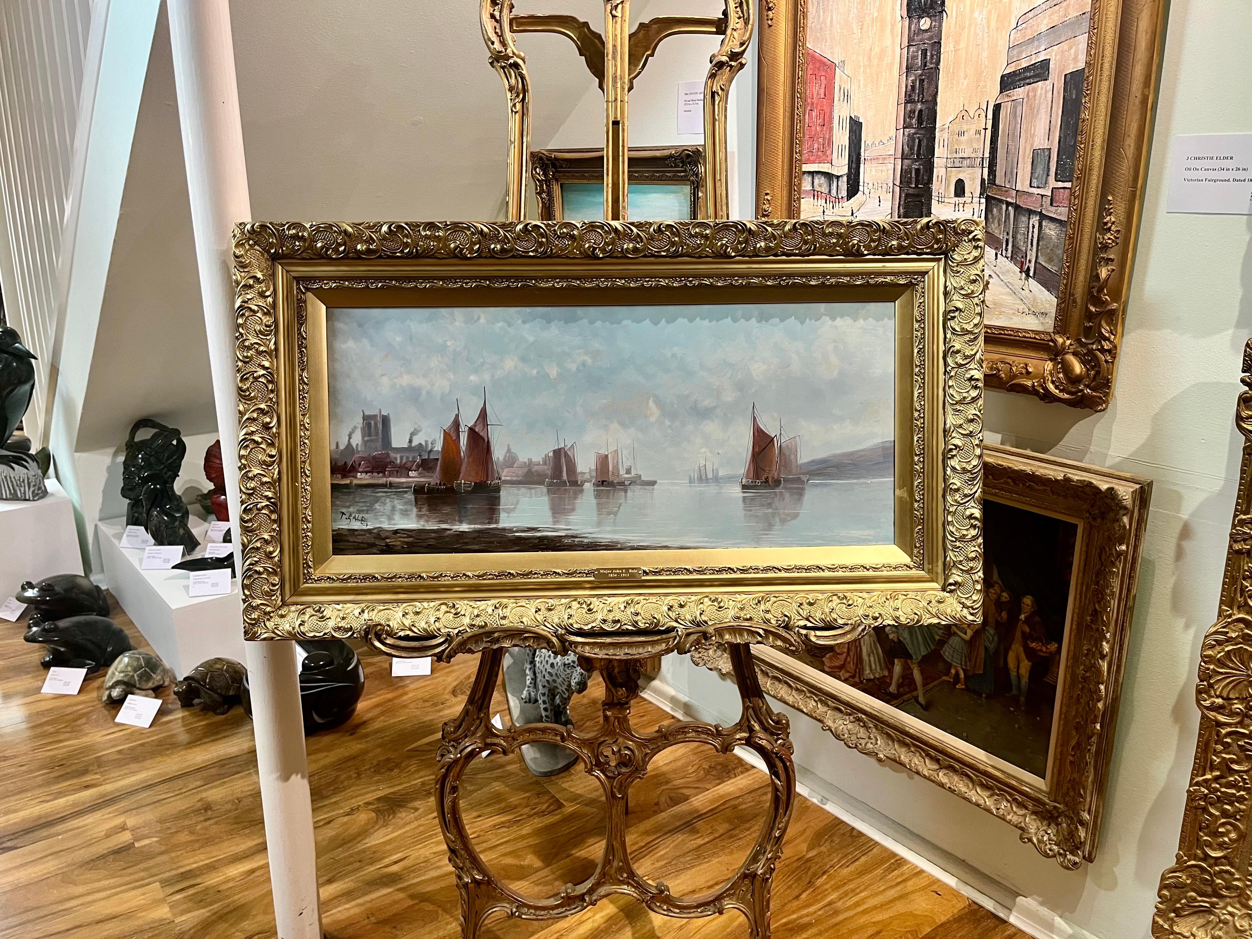 ÉNORME PEINTURE À L'HUILE DU MAJEUR John E. Bale FINE MASTER 19ème siècle ÉCOLE BRITANNIQUE en vente 1