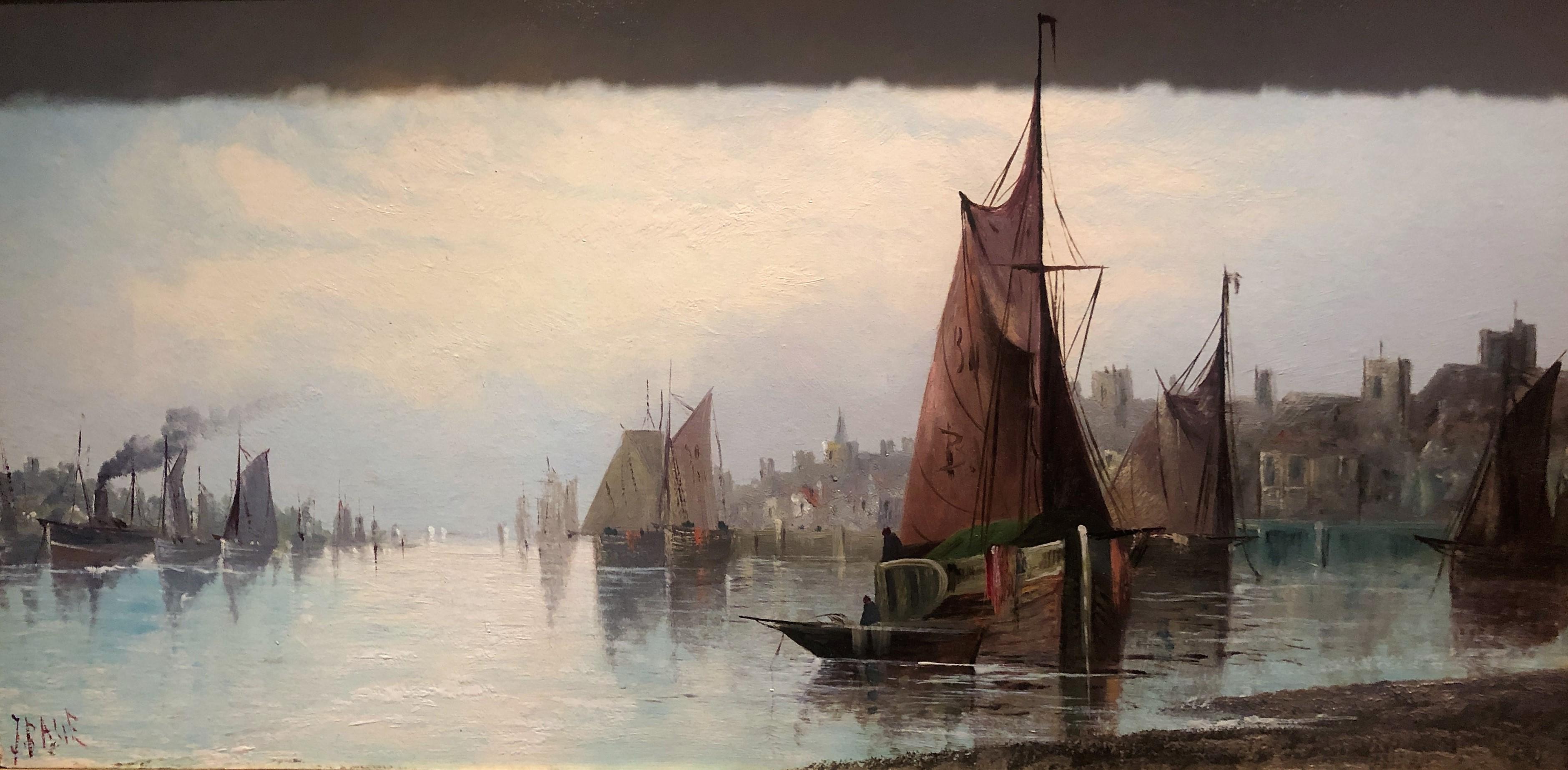  Peinture d'OIL par le major John E. Bale OLD FINE MASTER 19ème siècle BRITISH SCHOOL en vente 10